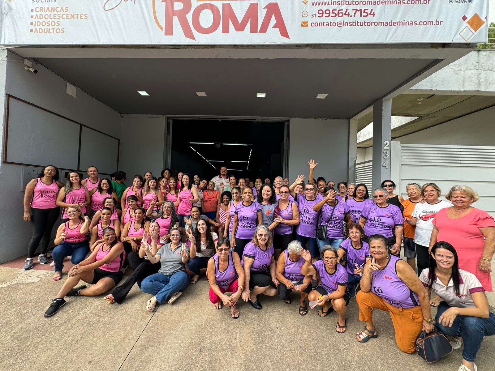 MULHERES DO ROMA CELEBRAM DIA DA MULHER